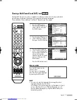 Предварительный просмотр 77 страницы Samsung HL-S5065W Owner'S Instructions Manual