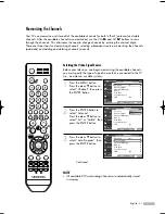 Предварительный просмотр 31 страницы Samsung HL-S5086W Owner'S Instructions Manual