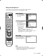 Предварительный просмотр 45 страницы Samsung HL-S5086W Owner'S Instructions Manual