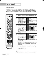 Предварительный просмотр 54 страницы Samsung HL-S5086W Owner'S Instructions Manual