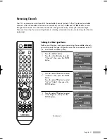 Preview for 31 page of Samsung HL-S5087W - 50" Rear Projection TV Owner'S Instructions Manual