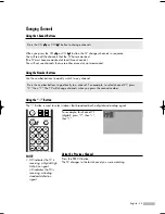 Preview for 33 page of Samsung HL-S5087W - 50" Rear Projection TV Owner'S Instructions Manual