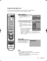 Preview for 45 page of Samsung HL-S5087W - 50" Rear Projection TV Owner'S Instructions Manual