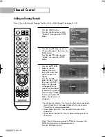 Preview for 50 page of Samsung HL-S5087W - 50" Rear Projection TV Owner'S Instructions Manual