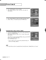 Preview for 58 page of Samsung HL-S5087W - 50" Rear Projection TV Owner'S Instructions Manual