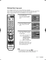 Preview for 61 page of Samsung HL-S5087W - 50" Rear Projection TV Owner'S Instructions Manual