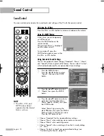 Preview for 70 page of Samsung HL-S5087W - 50" Rear Projection TV Owner'S Instructions Manual