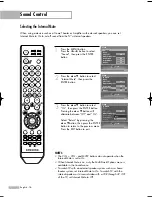 Preview for 76 page of Samsung HL-S5087W - 50" Rear Projection TV Owner'S Instructions Manual