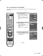 Preview for 85 page of Samsung HL-S5087W - 50" Rear Projection TV Owner'S Instructions Manual