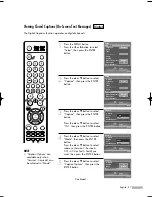 Preview for 97 page of Samsung HL-S5087W - 50" Rear Projection TV Owner'S Instructions Manual