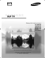 Preview for 1 page of Samsung HL-S5088W - 50" Rear Projection TV Manual De Instrucciones