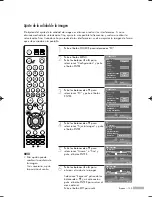 Предварительный просмотр 135 страницы Samsung HL-S5088W - 50" Rear Projection TV Manual De Instrucciones