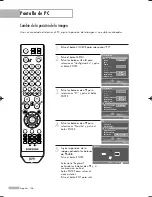 Предварительный просмотр 136 страницы Samsung HL-S5088W - 50" Rear Projection TV Manual De Instrucciones