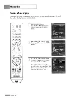 Preview for 34 page of Samsung HL-S5088W - 50" Rear Projection TV Owner'S Instructions Manual