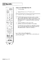 Preview for 40 page of Samsung HL-S5088W - 50" Rear Projection TV Owner'S Instructions Manual