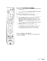 Preview for 41 page of Samsung HL-S5088W - 50" Rear Projection TV Owner'S Instructions Manual