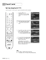 Preview for 56 page of Samsung HL-S5088W - 50" Rear Projection TV Owner'S Instructions Manual