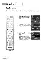 Preview for 64 page of Samsung HL-S5088W - 50" Rear Projection TV Owner'S Instructions Manual