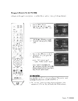 Preview for 75 page of Samsung HL-S5088W - 50" Rear Projection TV Owner'S Instructions Manual