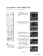 Preview for 107 page of Samsung HL-S5088W - 50" Rear Projection TV Owner'S Instructions Manual