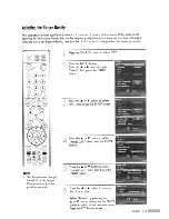 Preview for 135 page of Samsung HL-S5088W - 50" Rear Projection TV Owner'S Instructions Manual