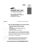 Preview for 239 page of Samsung HL-S5088W - 50" Rear Projection TV Owner'S Instructions Manual