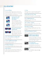 Preview for 3 page of Samsung HL-S5679W - 56" Rear Projection TV Brochure & Specs