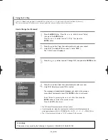 Preview for 66 page of Samsung HL-S5686C Owner'S Instructions Manual