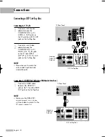 Предварительный просмотр 22 страницы Samsung HL-S5686W Owner'S Instructions Manual