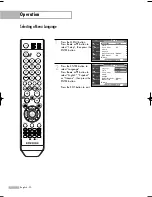 Предварительный просмотр 30 страницы Samsung HL-S5686W Owner'S Instructions Manual