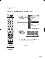 Предварительный просмотр 51 страницы Samsung HL-S5686W Owner'S Instructions Manual