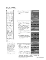 Предварительный просмотр 43 страницы Samsung HL-S5687W Owner'S Instructions Manual