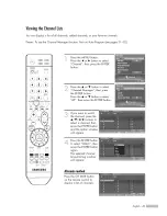 Предварительный просмотр 49 страницы Samsung HL-S5687W Owner'S Instructions Manual