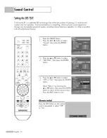 Предварительный просмотр 72 страницы Samsung HL-S5687W Owner'S Instructions Manual