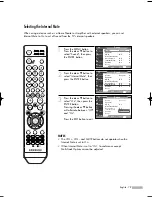 Предварительный просмотр 79 страницы Samsung HL-S6165W - 61" Rear Projection TV Owner'S Instructions Manual