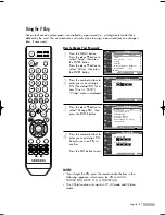 Предварительный просмотр 87 страницы Samsung HL-S6165W - 61" Rear Projection TV Owner'S Instructions Manual