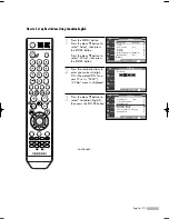 Предварительный просмотр 93 страницы Samsung HL-S6165W - 61" Rear Projection TV Owner'S Instructions Manual