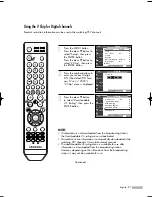 Предварительный просмотр 97 страницы Samsung HL-S6165W - 61" Rear Projection TV Owner'S Instructions Manual