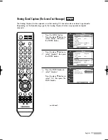 Предварительный просмотр 99 страницы Samsung HL-S6165W - 61" Rear Projection TV Owner'S Instructions Manual