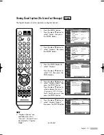 Предварительный просмотр 101 страницы Samsung HL-S6165W - 61" Rear Projection TV Owner'S Instructions Manual