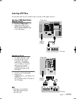 Предварительный просмотр 21 страницы Samsung HL-S6167W, HL-S6767W Owner'S Instructions Manual