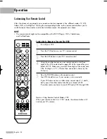 Предварительный просмотр 34 страницы Samsung HL-S6167W, HL-S6767W Owner'S Instructions Manual