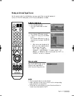 Предварительный просмотр 45 страницы Samsung HL-S6167W, HL-S6767W Owner'S Instructions Manual