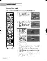 Предварительный просмотр 50 страницы Samsung HL-S6167W, HL-S6767W Owner'S Instructions Manual