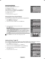 Preview for 45 page of Samsung HL-T5055W Owner'S Instructions Manual