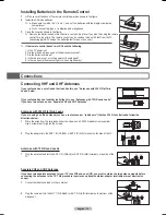 Preview for 10 page of Samsung HL-T6176S - 61" Rear Projection TV Owner'S Instructions Manual