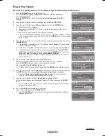 Preview for 17 page of Samsung HL-T6176S - 61" Rear Projection TV Owner'S Instructions Manual