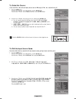 Preview for 26 page of Samsung HL-T6176S - 61" Rear Projection TV Owner'S Instructions Manual