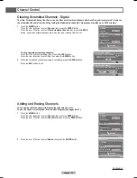 Preview for 38 page of Samsung HL-T6176S - 61" Rear Projection TV Owner'S Instructions Manual