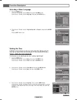 Preview for 43 page of Samsung HL-T6176S - 61" Rear Projection TV Owner'S Instructions Manual